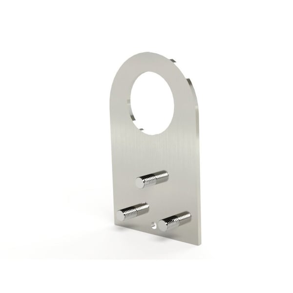 Lifting Lug, 4.81 in. H x 3 in. W x 0.10 in. L, 316 Stainless Steel